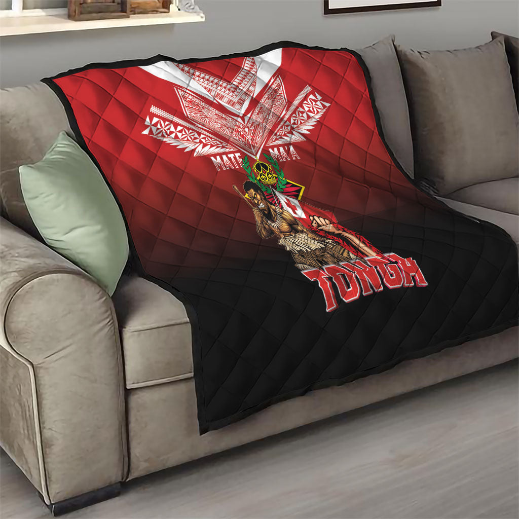 Mate Ma'a Tonga Quilt Traditional Warrior and Ngatu Art Pattern LT03 - Polynesian Pride