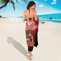Mate Ma'a Tonga Sarong Traditional Warrior and Ngatu Art Pattern LT03 - Polynesian Pride