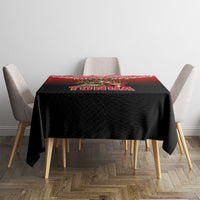 Mate Ma'a Tonga Tablecloth Traditional Warrior and Ngatu Art Pattern LT03 - Polynesian Pride