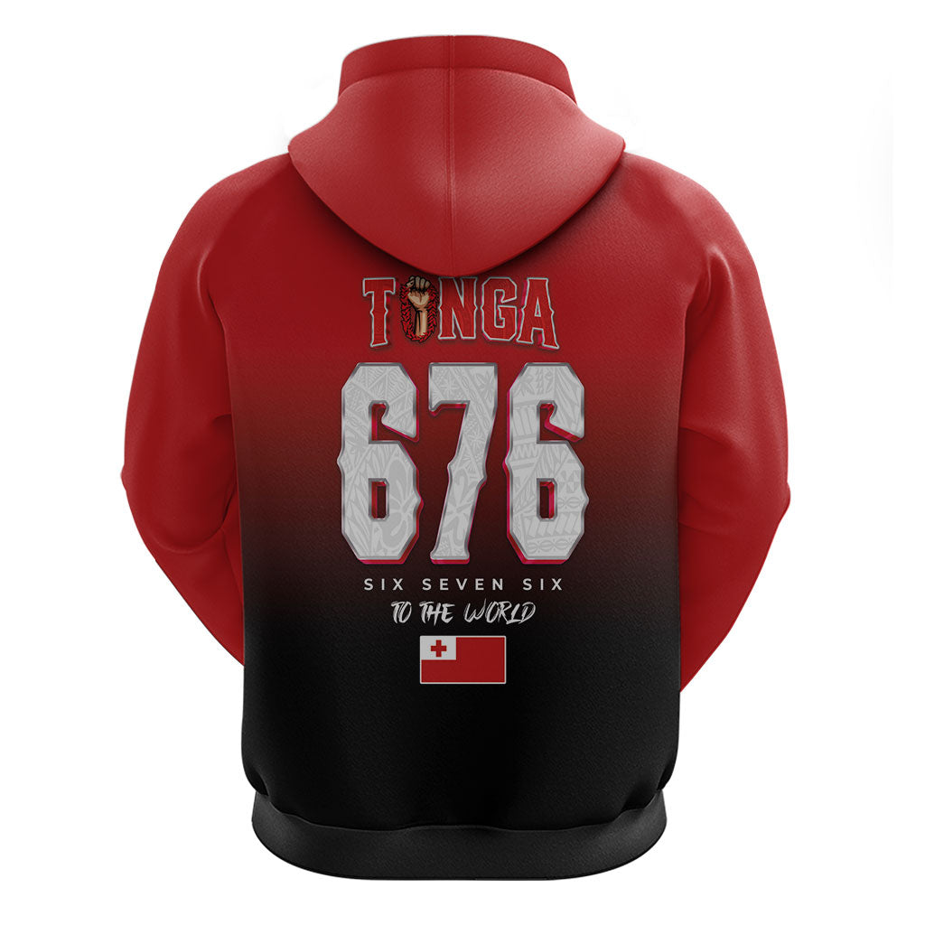 Mate Ma'a Tonga Zip Hoodie Traditional Warrior and Ngatu Art Pattern LT03 - Polynesian Pride