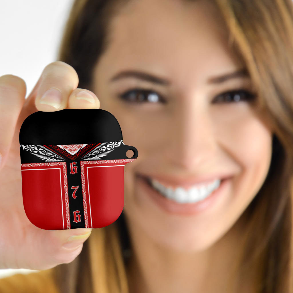 Tonga AirPods Case Tribal Pacific Ngatu Motif LT03 - Polynesian Pride