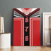Tonga Canvas Wall Art Tribal Pacific Ngatu Motif LT03 - Polynesian Pride