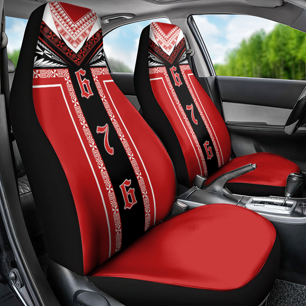 Tonga Car Seat Cover Tribal Pacific Ngatu Motif LT03 - Polynesian Pride