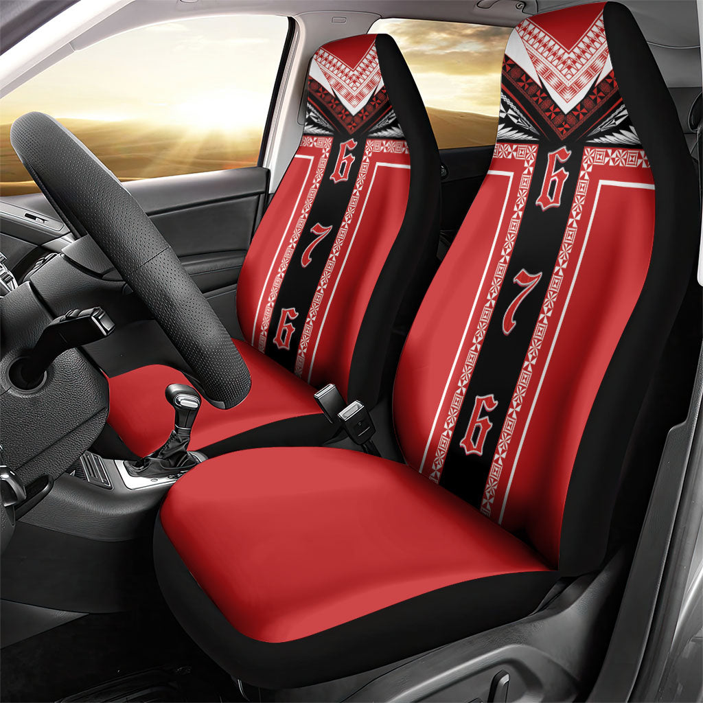 Tonga Car Seat Cover Tribal Pacific Ngatu Motif LT03 - Polynesian Pride