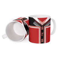 Tonga Ceramic Mug Tribal Pacific Ngatu Motif LT03 - Polynesian Pride