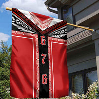 Tonga Garden Flag Tribal Pacific Ngatu Motif LT03 - Polynesian Pride