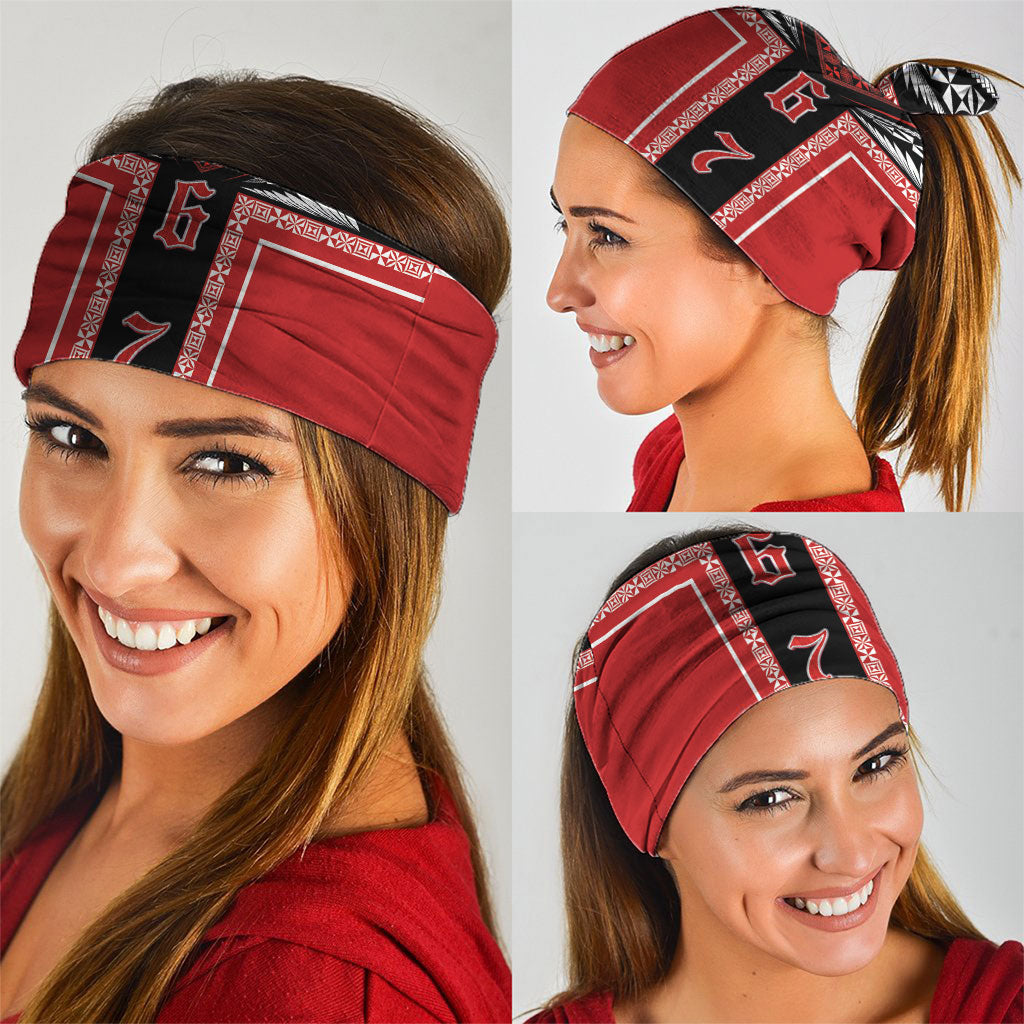 Tonga Neck Gaiter Tribal Pacific Ngatu Motif LT03 - Polynesian Pride