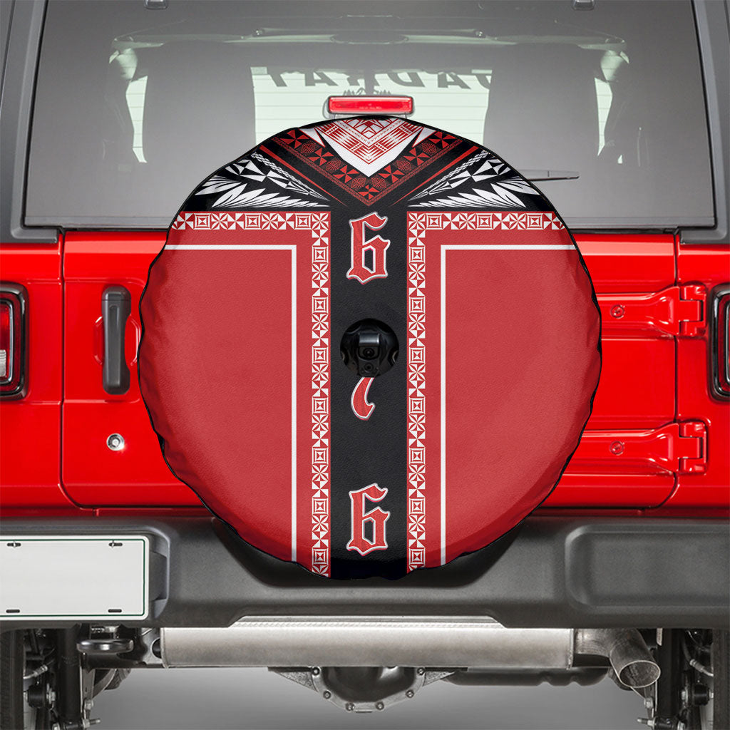 Tonga Spare Tire Cover Tribal Pacific Ngatu Motif LT03 - Polynesian Pride