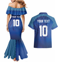 Custom Fiji Football-Towards World Cup 2026 Couples Matching Mermaid Dress and Hawaiian Shirt LT03 - Polynesian Pride