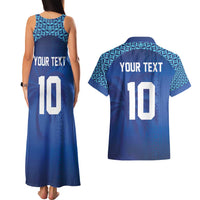 Custom Fiji Football-Towards World Cup 2026 Couples Matching Tank Maxi Dress and Hawaiian Shirt LT03 - Polynesian Pride