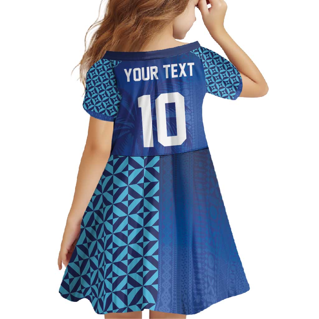Custom Fiji Football-Towards World Cup 2026 Family Matching Tank Maxi Dress and Hawaiian Shirt LT03 - Polynesian Pride