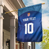 Custom Fiji Football-Towards World Cup 2026 Garden Flag LT03 House Flag Blue - Polynesian Pride