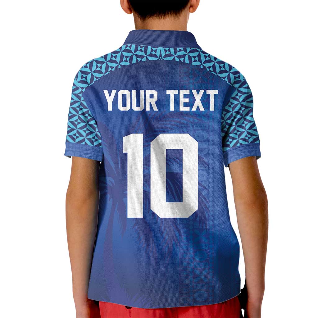 Custom Fiji Football-Towards World Cup 2026 Kid Polo Shirt
