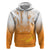 Philippines National Costume Style Hoodie Barong Tagalog and Eagle Feather Orange Color