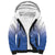 Philippines National Costume Style Sherpa Hoodie Barong Tagalog and Eagle Feather Blue Color