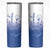 Philippines National Costume Style Skinny Tumbler Barong Tagalog and Eagle Feather Blue Color