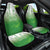 Philippines National Costume Style Car Seat Cover Barong Tagalog and Eagle Feather Green Color