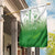 Philippines National Costume Style Garden Flag Barong Tagalog and Eagle Feather Green Color