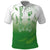 Philippines National Costume Style Polo Shirt Barong Tagalog and Eagle Feather Green Color