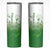 Philippines National Costume Style Skinny Tumbler Barong Tagalog and Eagle Feather Green Color