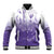 Philippines National Costume Style Baseball Jacket Barong Tagalog and Eagle Feather Purple Color
