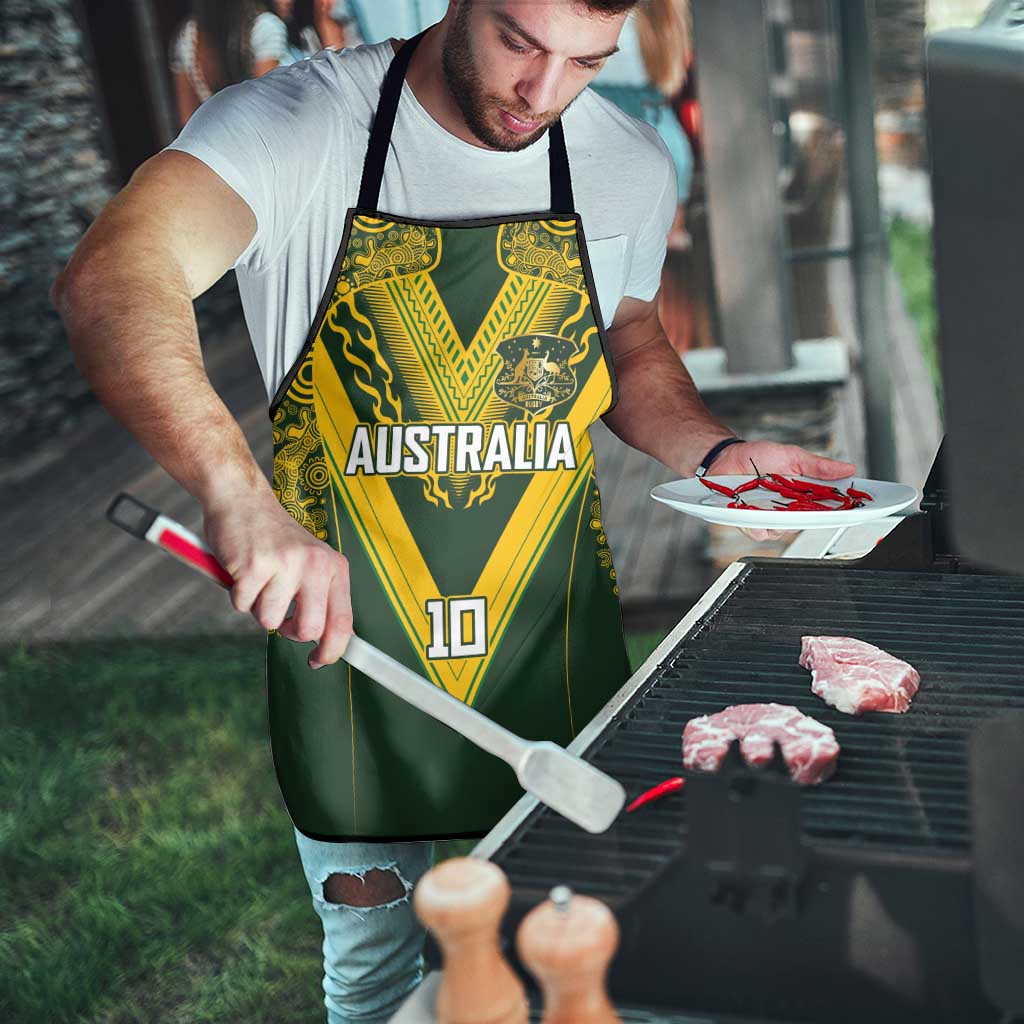 Australia Rugby Custom Apron Aboriginal Art Sporty Style - Polynesian Pride