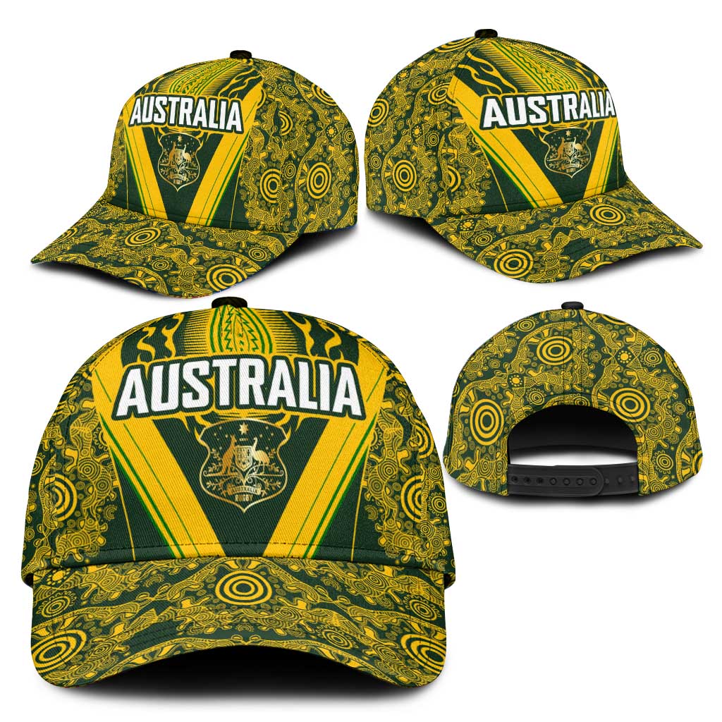 Australia Rugby Classic Cap Aboriginal Art Sporty Style - Polynesian Pride