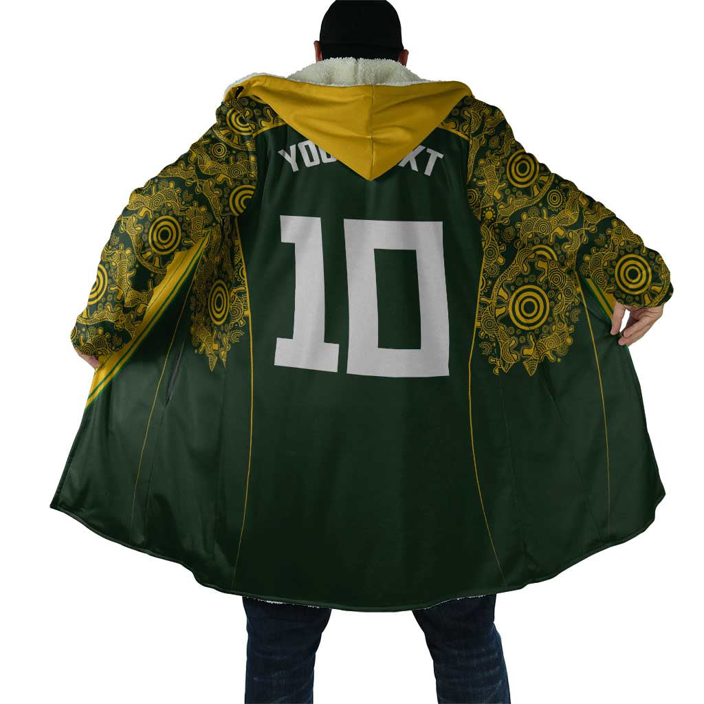 Australia Rugby Custom Cloak Aboriginal Art Sporty Style - Polynesian Pride