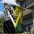 Aotearoa Australia Rugby Garden Flag Maori and Aboriginal Art Sporty Style - Polynesian Pride