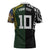 Aotearoa Australia Rugby Custom Zipper Polo Shirt Maori and Aboriginal Art Sporty Style - Polynesian Pride