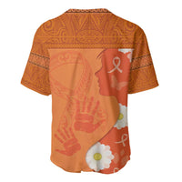 International Day for the Elimination of Violence Against Women Baseball Jersey Polynesian Pattern LT03 - Polynesian Pride