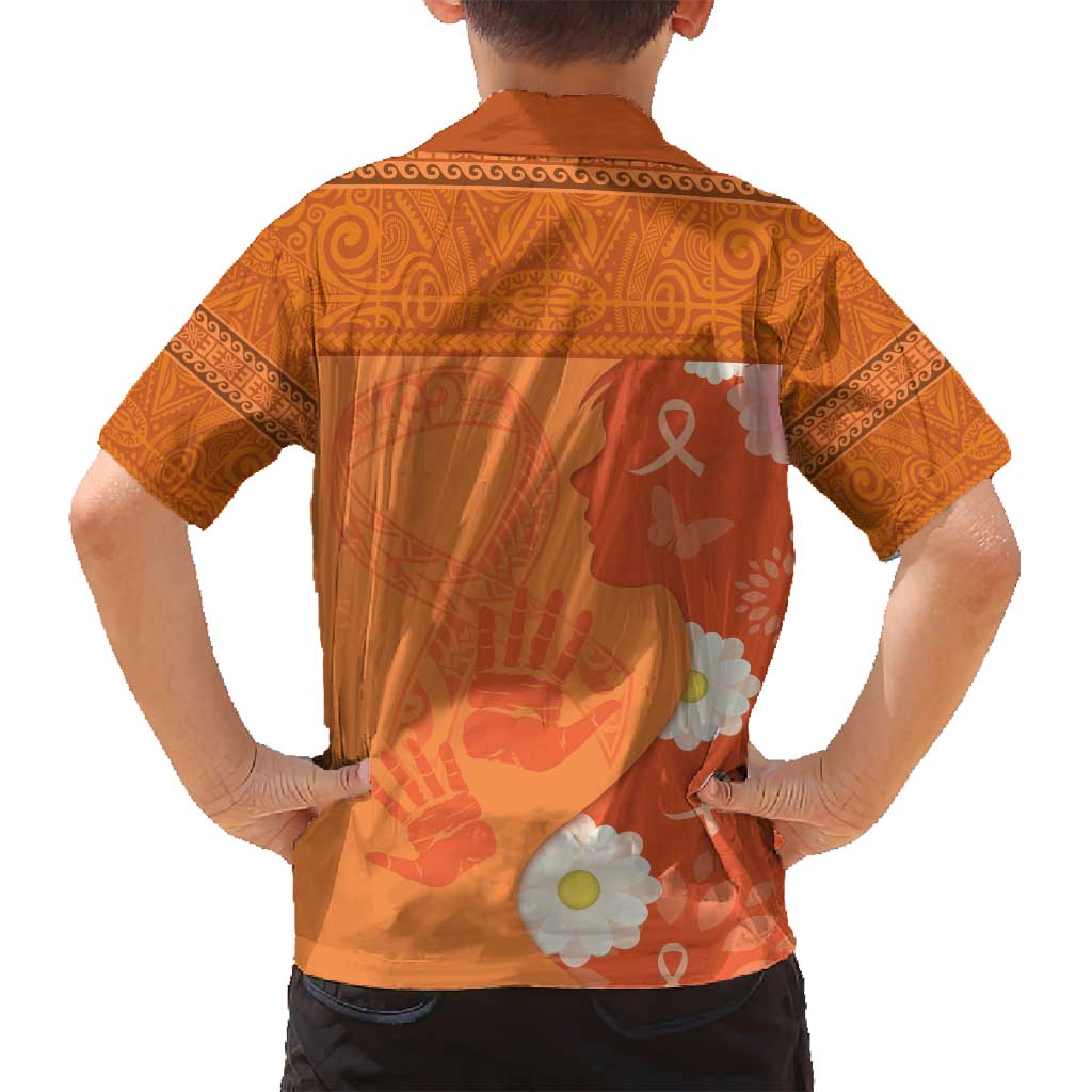 International Day for the Elimination of Violence Against Women Family Matching Long Sleeve Bodycon Dress and Hawaiian Shirt Polynesian Pattern LT03 - Polynesian Pride