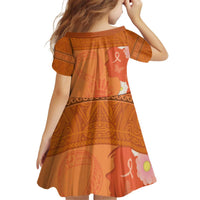 International Day for the Elimination of Violence Against Women Family Matching Off Shoulder Short Dress and Hawaiian Shirt Polynesian Pattern LT03 - Polynesian Pride