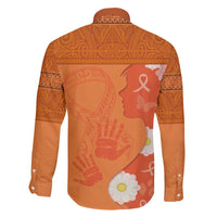 International Day for the Elimination of Violence Against Women Family Matching Summer Maxi Dress and Hawaiian Shirt Polynesian Pattern LT03 - Polynesian Pride