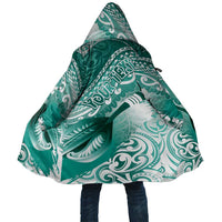 Personalised New Zealand Aotearoa Darts Masters Cloak Maori Art Tattoo with Tribal Dart Symbol Teal Color LT03 Unisex Teal - Polynesian Pride