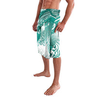 Personalised New Zealand Aotearoa Darts Masters Lavalava Maori Art Tattoo with Tribal Dart Symbol Teal Color LT03 - Polynesian Pride
