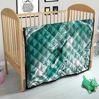 Personalised New Zealand Aotearoa Darts Masters Quilt Maori Art Tattoo with Tribal Dart Symbol Teal Color LT03 - Polynesian Pride