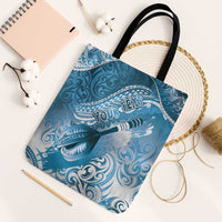 Personalised New Zealand Aotearoa Darts Masters Tote Bag Maori Art Tattoo with Tribal Dart Symbol Blue LT03 Black Strap One Size Blue - Polynesian Pride