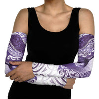 Personalised New Zealand Aotearoa Darts Masters Arm Sleeves Maori Art Tattoo with Tribal Dart Symbol Purple LT03 - Polynesian Pride