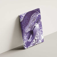 Personalised New Zealand Aotearoa Darts Masters Canvas Wall Art Maori Art Tattoo with Tribal Dart Symbol Purple LT03 - Polynesian Pride