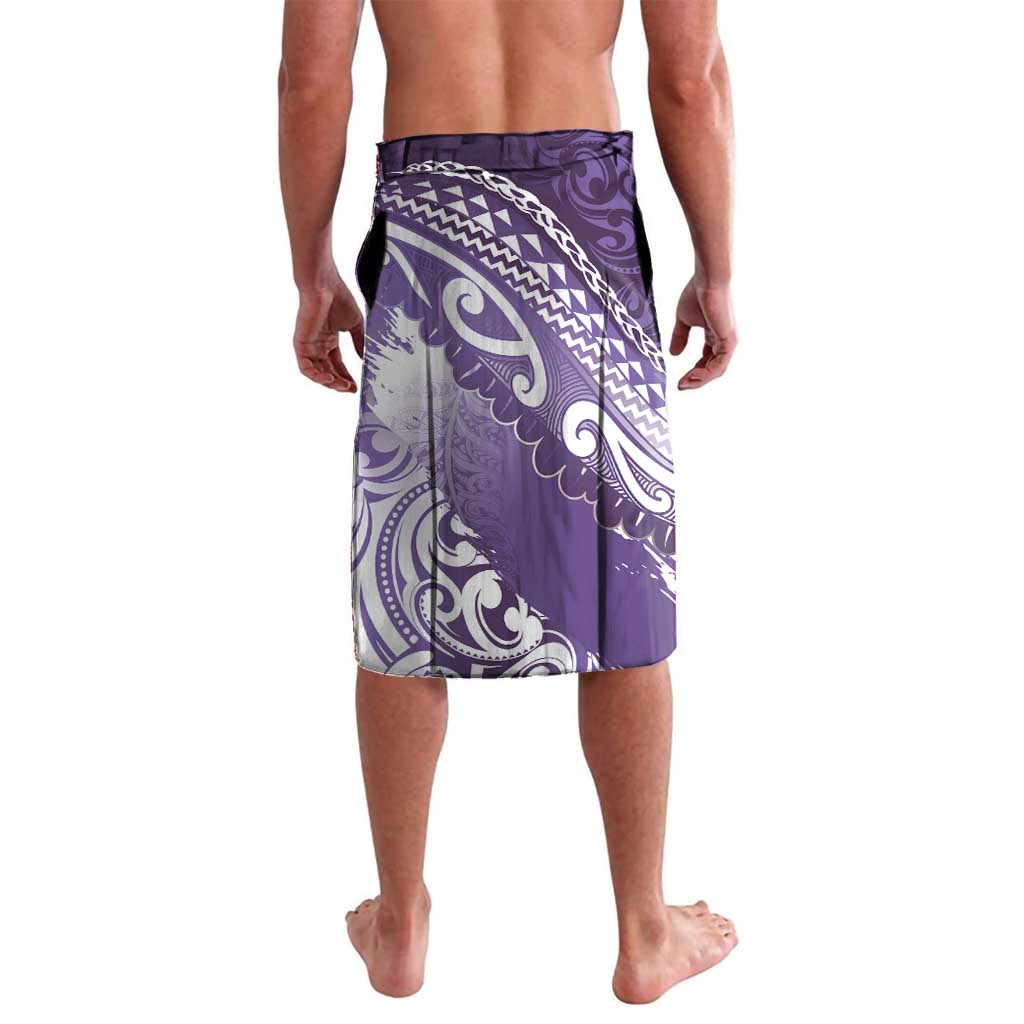 Personalised New Zealand Aotearoa Darts Masters Lavalava Maori Art Tattoo with Tribal Dart Symbol Purple LT03 - Polynesian Pride