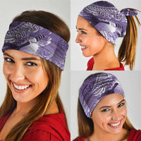 Personalised New Zealand Aotearoa Darts Masters Neck Gaiter Maori Art Tattoo with Tribal Dart Symbol Purple LT03 - Polynesian Pride