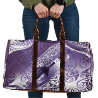 Personalised New Zealand Aotearoa Darts Masters Travel Bag Maori Art Tattoo with Tribal Dart Symbol Purple LT03 Purple - Polynesian Pride