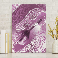 Personalised New Zealand Aotearoa Darts Masters Canvas Wall Art Maori Art Tattoo with Tribal Dart Symbol Pink LT03 Without Frame Pink - Polynesian Pride