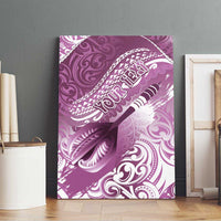 Personalised New Zealand Aotearoa Darts Masters Canvas Wall Art Maori Art Tattoo with Tribal Dart Symbol Pink LT03 - Polynesian Pride