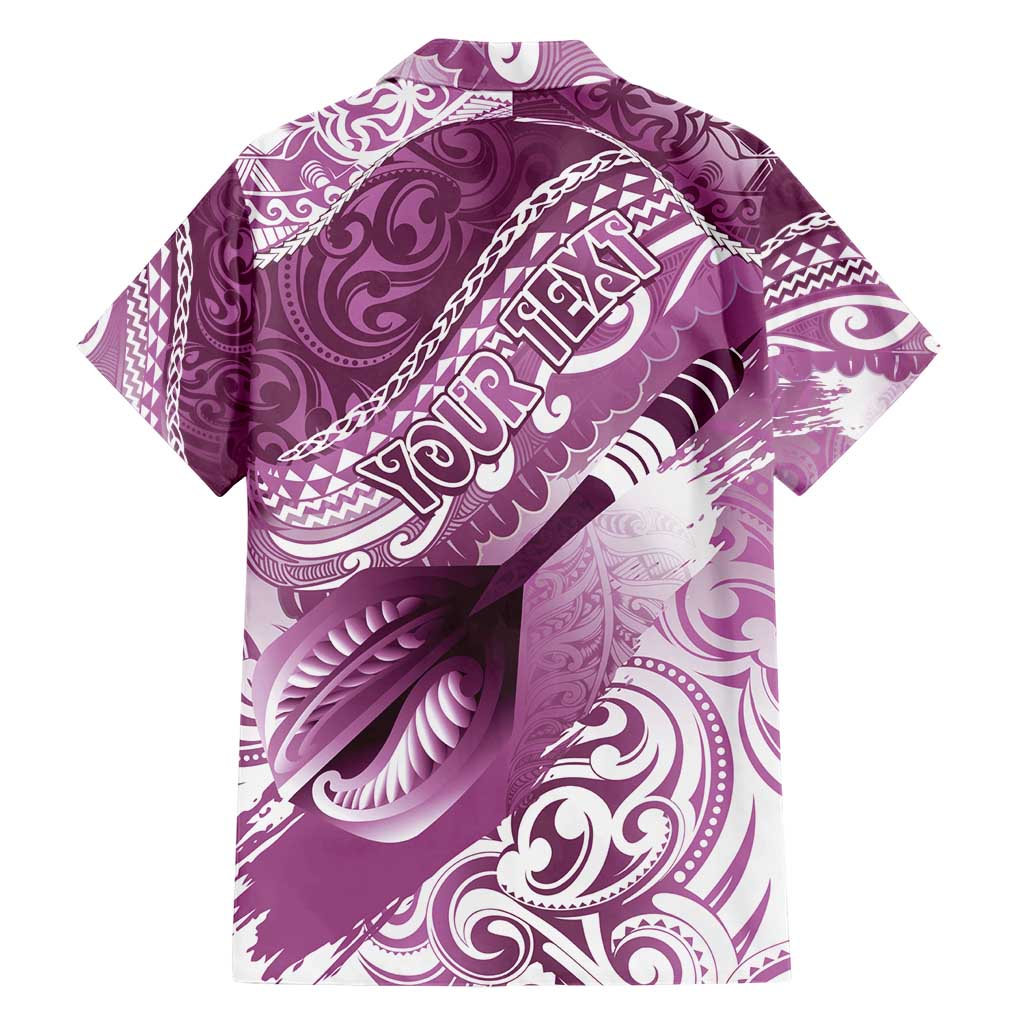 Personalised New Zealand Aotearoa Darts Masters Family Matching Short Sleeve Bodycon Dress and Hawaiian Shirt Maori Art Tattoo with Tribal Dart Symbol Pink LT03 - Polynesian Pride
