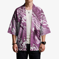 Personalised New Zealand Aotearoa Darts Masters Kimono Maori Art Tattoo with Tribal Dart Symbol Pink LT03 - Polynesian Pride