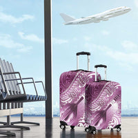 Personalised New Zealand Aotearoa Darts Masters Luggage Cover Maori Art Tattoo with Tribal Dart Symbol Pink LT03 - Polynesian Pride