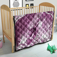Personalised New Zealand Aotearoa Darts Masters Quilt Maori Art Tattoo with Tribal Dart Symbol Pink LT03 - Polynesian Pride