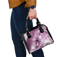 Personalised New Zealand Aotearoa Darts Masters Shoulder Handbag Maori Art Tattoo with Tribal Dart Symbol Pink LT03 - Polynesian Pride
